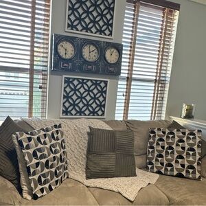 NEW! Pillow Covers Set of Two 18”x18”